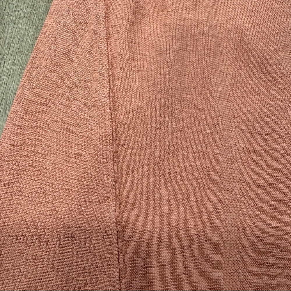 ๐POETRY๐ KNIT & WOVEN TANK TOP HEMP ORGANIC COTTON BLEND ORANGE SZ 4 - Picture 5 of 9